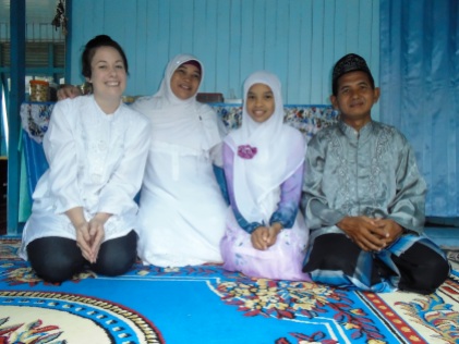 My new family. Sami Village, West Kalimantan