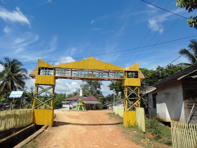The 'gate' to Sami Village
