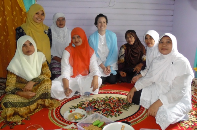 The ladies and I. Nonong's mum, Nonong, her three aunt's, cousin and my BFF