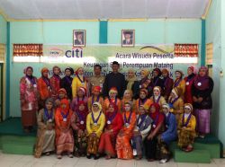 Some of the graduates. Pontianak, West Kalimantan