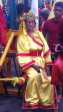 A woman Tatung Cap Go Meh Festival, Singkawang, West Kalimantan
